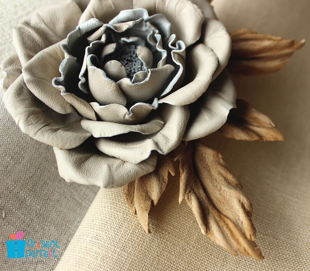 Tools for shaping leather flowers - PresentPerfect Creations
