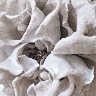 linen rose brooch detail 900