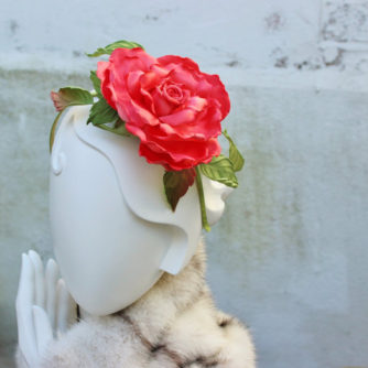 oversized rose headband 1