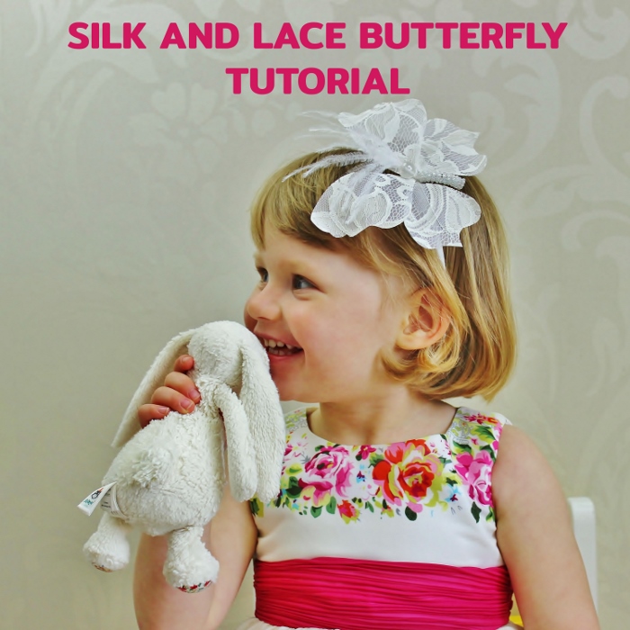 Lace and silk butterfly tutorial + BONUS - PresentPerfect