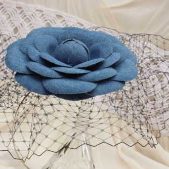 denim flower hairpiece 4