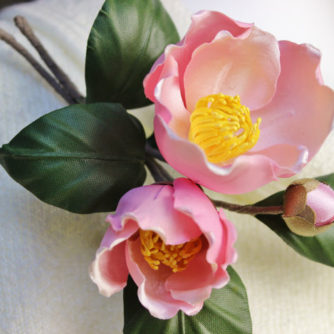 silk camellias
