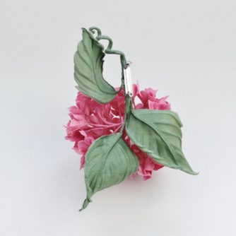 fabric hydrangea corsage