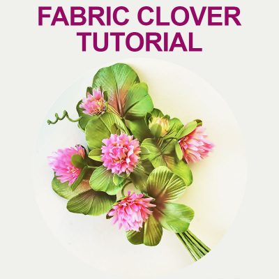 fabric clover tutorial