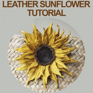 Leather Sunflower Tutorial