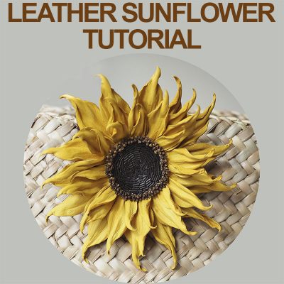 Leather Sunflower Tutorial