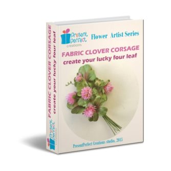 fabric clover corsage 3d cover