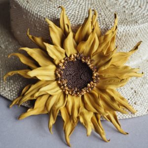 leather sunflower