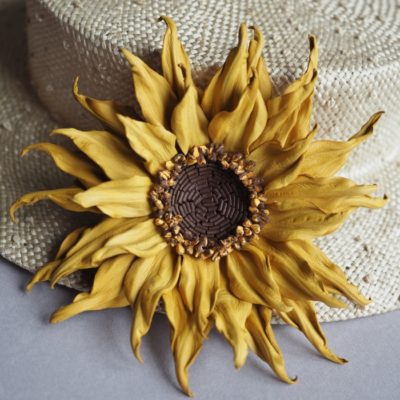 leather sunflower