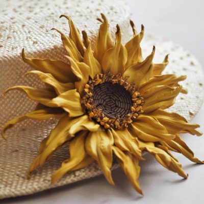 leather sunflower
