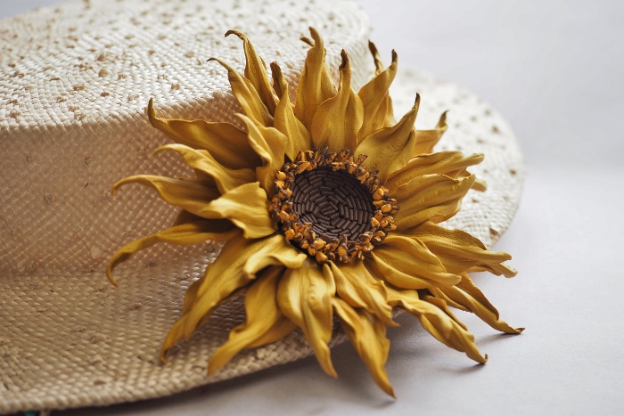 leather sunflower