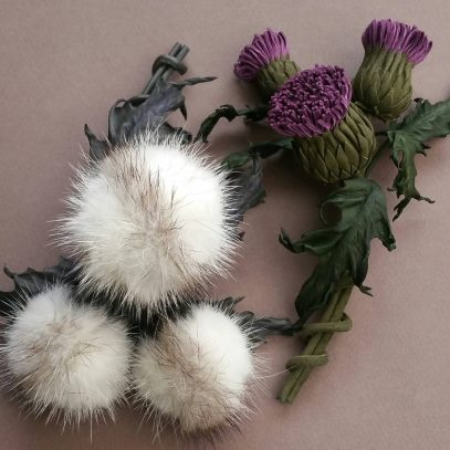 two leather thistles
