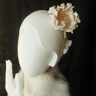 winter wedding leather headband