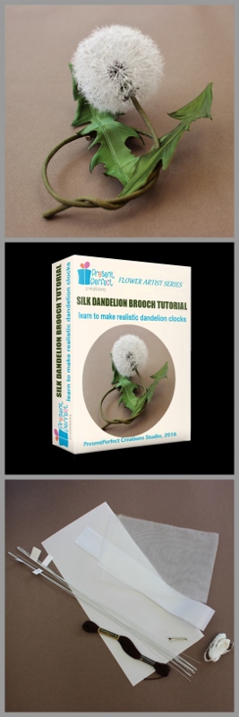silk dandelion clock tutorial