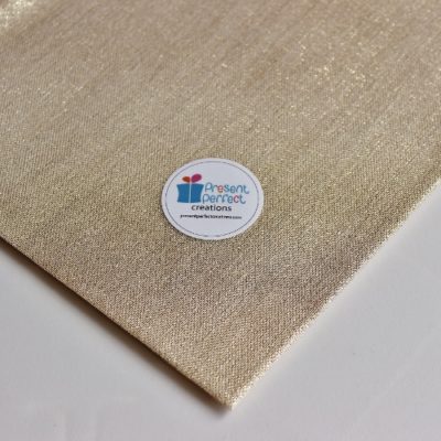 golden backing fabric