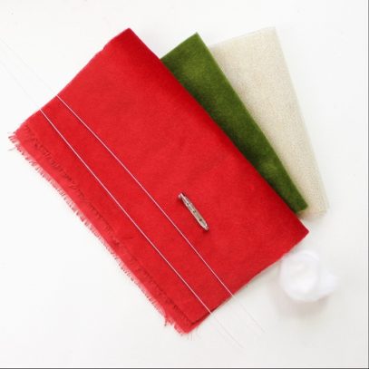 fabric camellia material kit