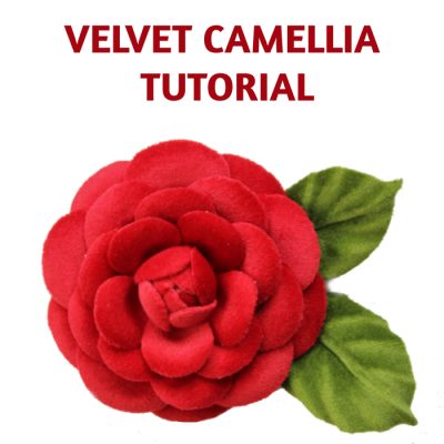 fabric camellia tutorial