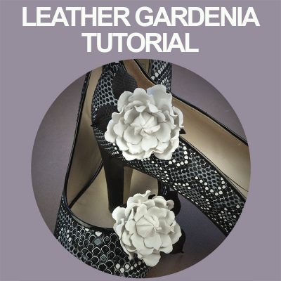 Leather Gardenia Shoe Clips Tutorial