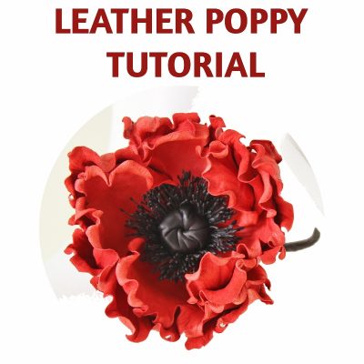 leather poppy tutorial