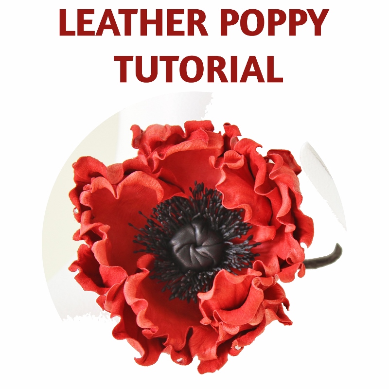 handmade poppy - PresentPerfect Creations  ART FLOWERS - Translating  Nature into Fashion