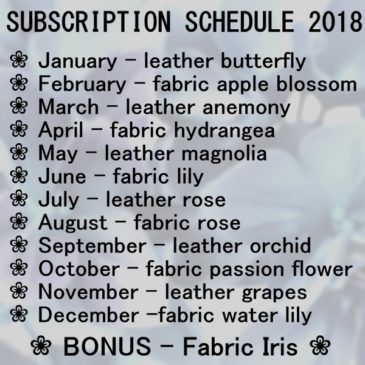 schedule full subscription 2018
