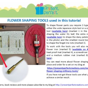 leather daisy tools