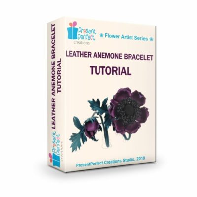 Leather Anemone flower tutorial + BONUS