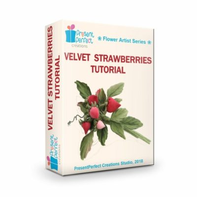 velvet strawberries tutorial