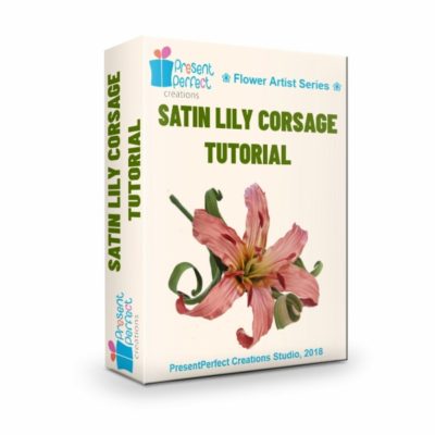 satin fabric lily tutorial