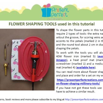 leather magnolia tutorial tools