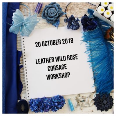 20 October 2018 Leather Wild Rose workshop
