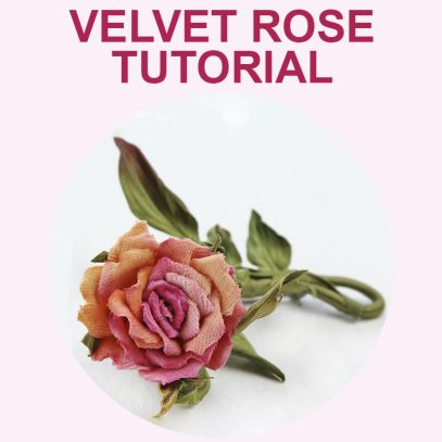 Miniature Velvet Rose Tutorial