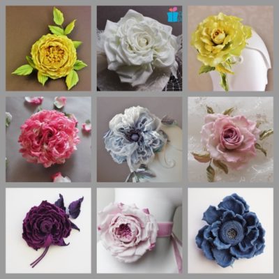 silk flower workshop