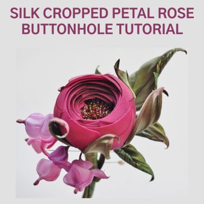 silk cropped petal rose tutorial