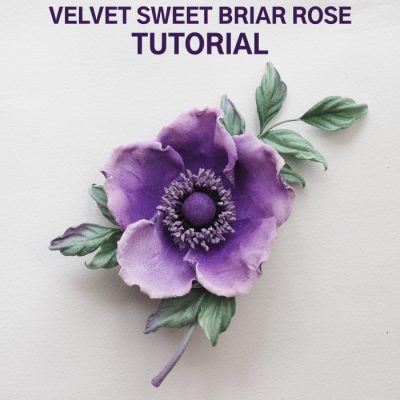 velvet sweet briar rose tutorial