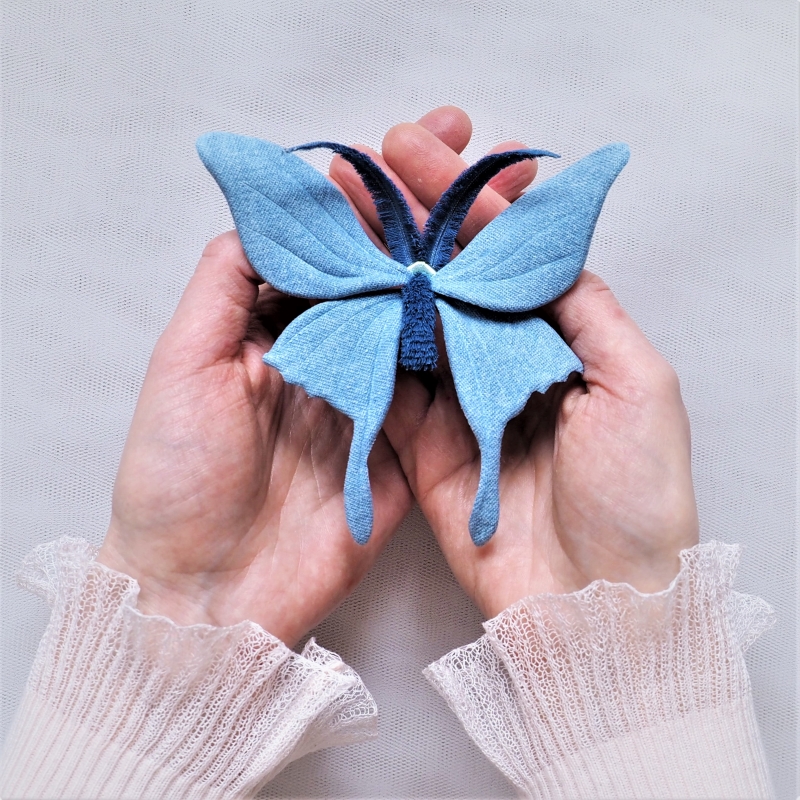 denim luna moth 