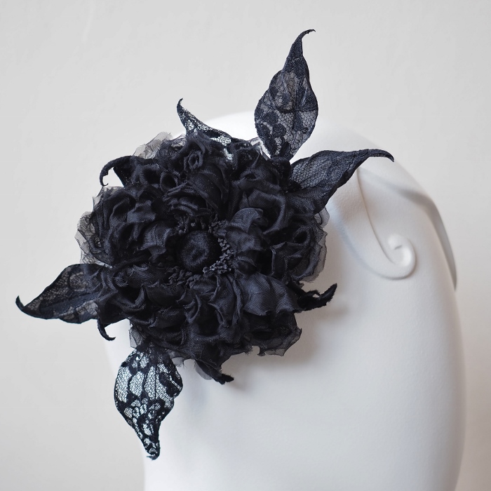 how to make black roses