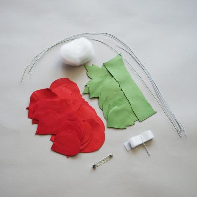 leather kit for handmade rose