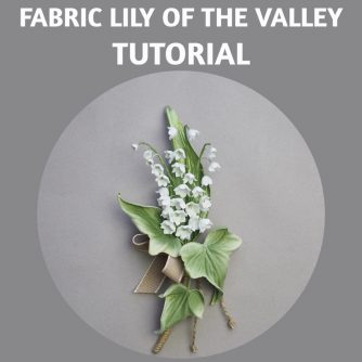 fabric lily of the valley tutorial