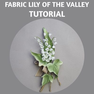 fabric lily of the valley tutorial
