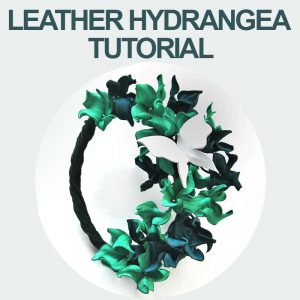 Leather Hydrangea tutorial