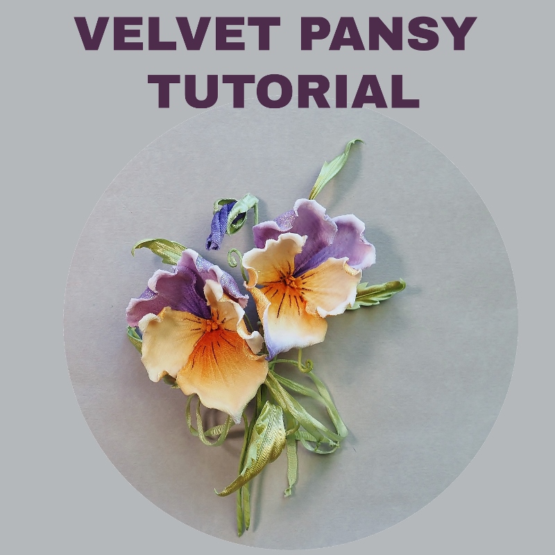 velvet pansy tutorial