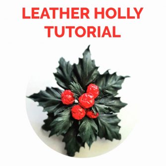 leather holly tutorial