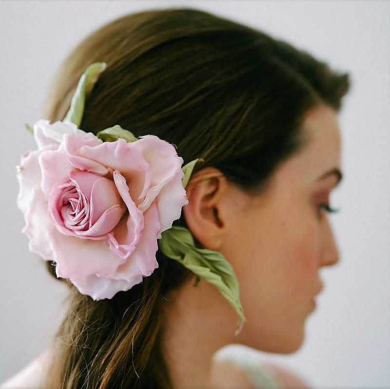 flower hair combs