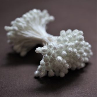 white glass stamens