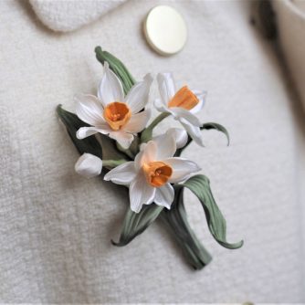 silk daffodils