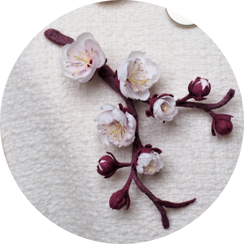 silk plum blossom