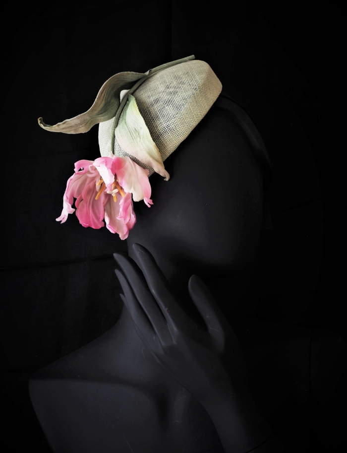 silk parrot tulip hat