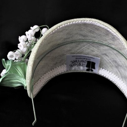 lily of the valley spring headpiece inside 800
