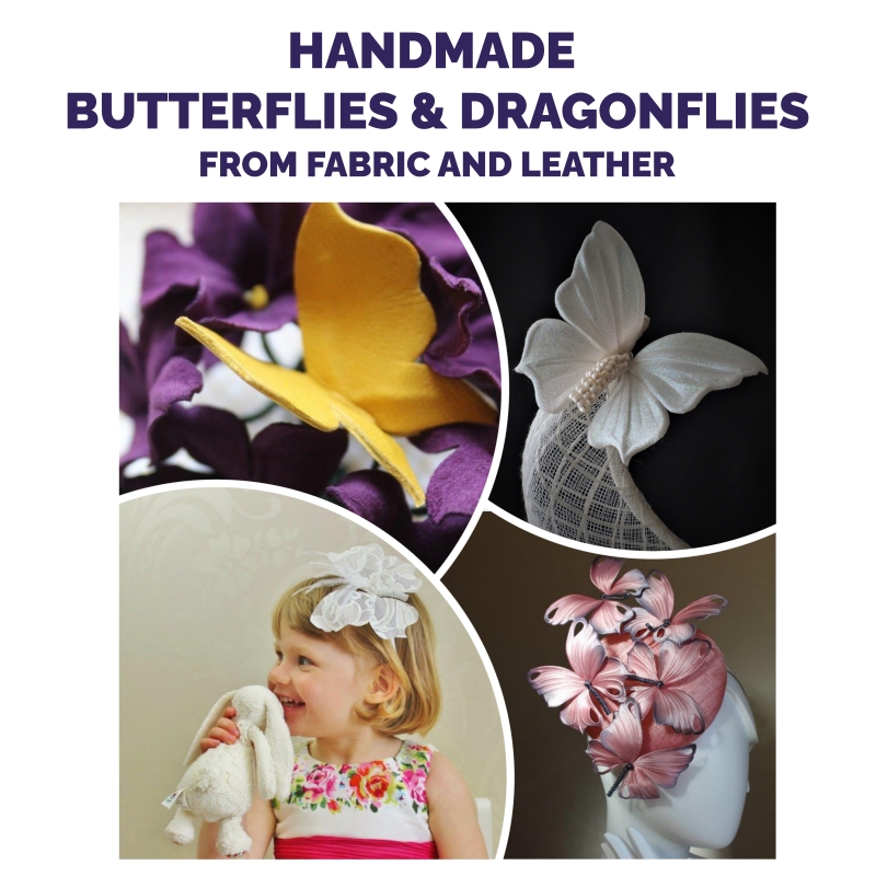 online event on handmade butterflies and dragonflies